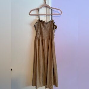 H&M Brown Midi Dress